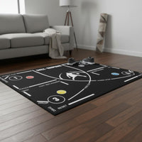 Sound Absorbing Basketball Footwork Training Mat Noise-Reducing Portable Basketball Training Mat Long-Lasting Lightweight for Beginners