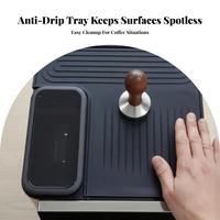Silicone Top Mat Non Slip Counter Protector Heat Resistant Easy to Clean for Homeowners, Office Staff, Countertop, Break Room
