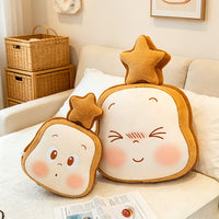 Butter Sandwich Cat Plush Pillow, Soft Toy, Couch Cushion, Back Support