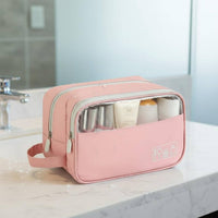 Waterproof Makeup Bag Lightweight Waterproof Travel Wash Pouch Simple to Clean Portable Toiletry Pouch for Business Trip, Washroom, Gym