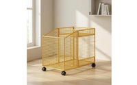 Exercise Mat Holder Welded Metal Exercise Storage Rack Slanted Top Metal Exercise Organizer