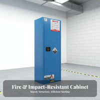 Cabinet Storage Cabinet Secure Locking System Industrial Harmful Goods Locker for Warehouse, Research Facility