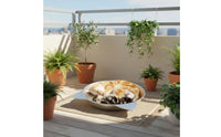 Aluminum Pet Bed Heat-Dissipating Cooling Feline Bed Rolled Rim for Small Dogs