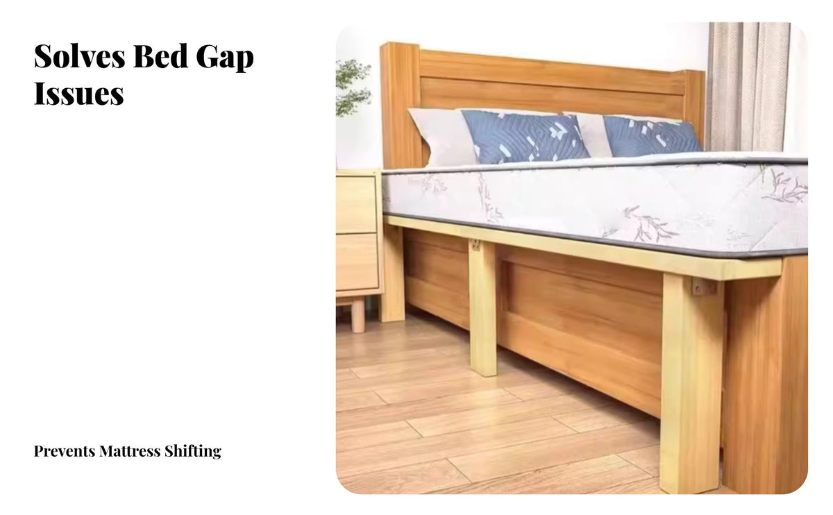 Bedside Widening Board Prevents Items from Falling Space-Bridging Filler Strip High Load Capacity Surface for Parents, Students, Beside the Bed