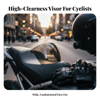 All-Season Half Helmet Windshield Universal Fit Motorcycle Helmet Visor Windproof Scratch Resistant for Motorcyclists, Scooter Riders