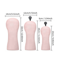 4 Pieces Golf Club Head Covers Shielded Driver Covers Soft-Lined Headcovers for Golfers, Travel