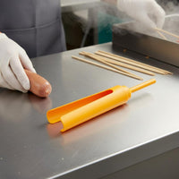 Manual Skewering Tool Narrow Slot Sausage Skewer Holder Plastic