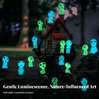 glowing in the Dark Tree Spirit Mini Size glowing in the Dark Tree Elf Cute Miniature Resin Spirit Figure for Anime Fans, Collectors, Desktop, Desk, Bedroom