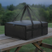 Insulated Meal Carrier Bag Portable Thermal Insulated Meal Tote Heavy Duty Insulated Food Delivery Bag for Restaurants, Caterers, Picnic, Camping