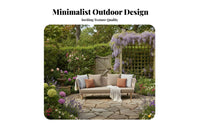 3 Pieces Weather-Resistant 2-Chair and Table Set Wooden Frame outsidedoor Furnishing Woven posteriorrest Lounge Seating Soft pads for Homeowners, duos, Adults, Garden, Balcony, Terrace, posterioryard