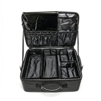 Rolling Makeup Case Easy to Clean Makeup Case with Wheels Hand-Carry Cosmetic Trolley with Wheels for Beauticians, Weddings