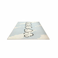 Waterproof Patterned Playpen Mat Non-Slip Floor Protector Scratch-Resistant Pet Supply Moisture-Proof for Dog Owners, Indoors, Living Room