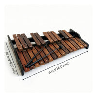 25-Note Xylophone Portable Wooden Xylophone Clear Glockenspiel with Wooden Mallets for Teachers, Music Lessons