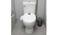 Universal Fit Electric Bidet Toilet Seat Warm Air Drying Electric Bidet Seat Soft-Close Lid Bathroom Fixture Energy-Saving Mode