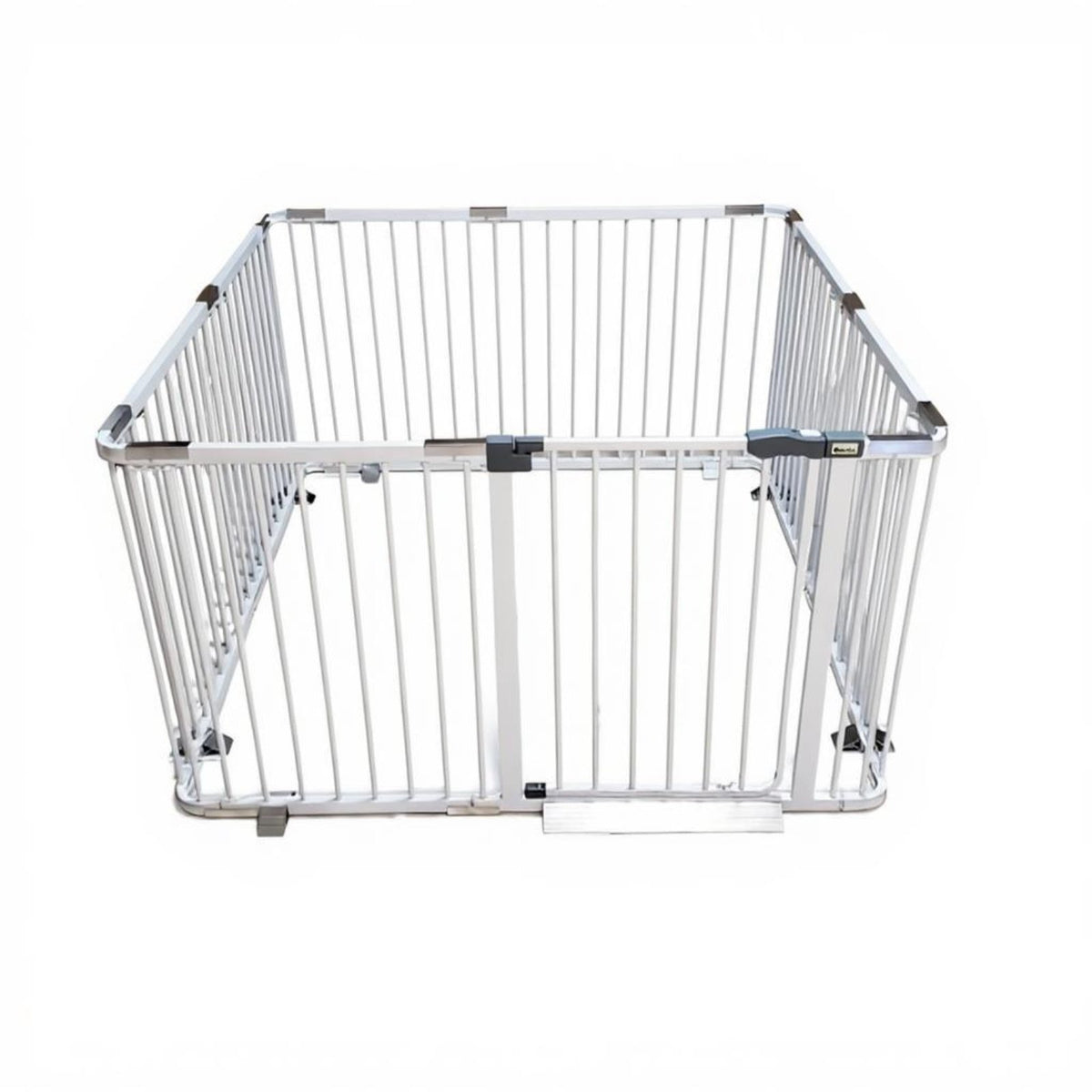 Steel Safety Gate for Large Dogs, Indoor Outdoor Use