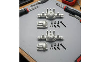 Front and Rear Axle Housing Set CNC-Machined RC Car Axle Housing Set Lightweight Upgrades Part for Hobbyists