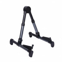 Stable Triangular Design Foldable Guitar Stand Aluminum Alloy Triangular Stand Guitar Stand Silicone Padding Adjustable for Guitarists, Musicians, Home Studio, Practice Room, Stage Performance