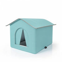 Outdoor Cat House Water-Resistant Cat Shelter Windproof for Garden