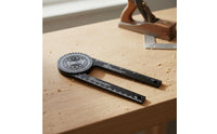 360 Degree Angle Gauge High Hardness Aluminum Miter Saw Angle Measurer for DIY Enthusiasts