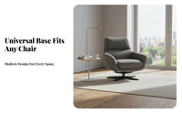 360 Degree rotate Chair Base Easy Installation rotate Chair Replacement Base Furniture Hardware for DIY Enthusiasts