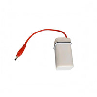 Barrel Plug Toilet Flush Kit Battery Box Beige Flush Kit Power Box Compact Battery Housing with Cable Plastic