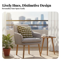 Nordic aesthetic Sculptural Single Sofa Modern Minimalist Lounge Chair Space-Saving Indoor Seating Ergonomic Design for Apartment Dwellers, Homeowners, Balcony, Small Spaces, book nook Corner, Lounging