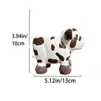 Cow Planter Cute Cow-Shaped Planter Tabletop for Windowsill, Desk, Plant Lovers