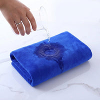 Large Car Drying Towel Microfibre Towel, 70cm x 140cm Microfibre Towel and Microfiber Cloths, 300 GSM Combed Yarn for Car Wash and Beauty Salon