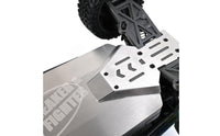 Chassis Skid Plate Guard Brushed Metal Chassis Guard Heavy Duty Skid Plate for Hobbyists, Builders, Rough-Terrain, Trail Riding