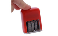 Compact Self-Inking Flip Date Stamp Lightweight Plastic Self-Inking Date Stamp