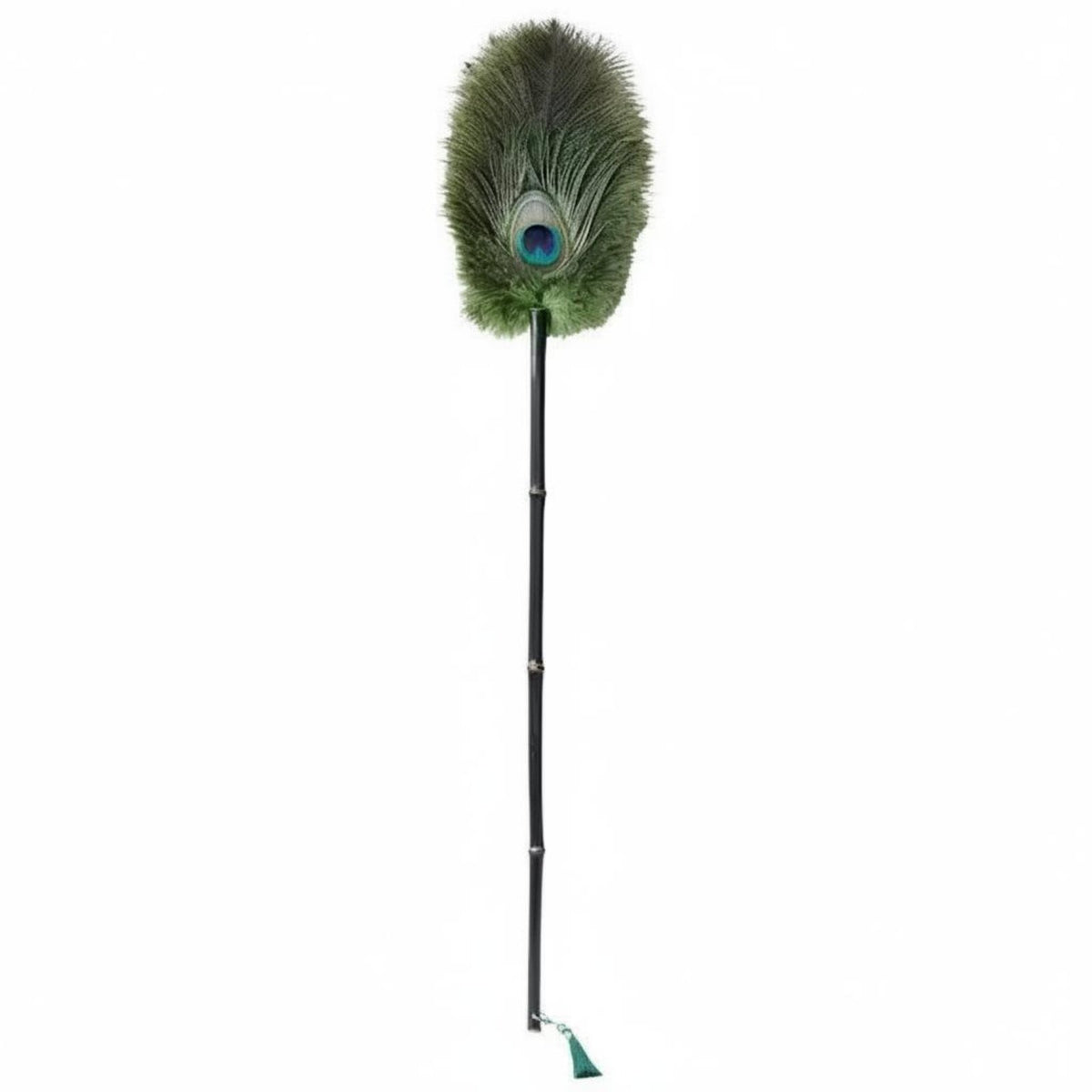 Peacock Feather Brush Decorative Fine cleanseing Brush Soft and Nonscuff