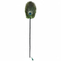 Peacock Feather Brush Decorative Fine cleanseing Brush Soft and Nonscuff