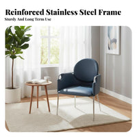 Light Luxury Upholstered Armchair with Exposed Frame Nordic Design Molded Shell Armchair Modern and aesthetic Dining Chair Comfortable for Interior Designers, Hotel Managers, Study Room, Home Office, perusing corner, Waiting Area
