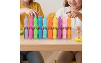 Boosts Brain Skills Color Memory Bottle Toy Child-Friendly Children's Beverage Bottle Game for Toddlers
