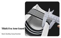 2 Pieces Taekwondo Arm Guards Single-Piece Molding Fighting Arts Elbow Guards Thickened Padding Fighting Arts Arm Protector for Adults, Sparring, Dojo
