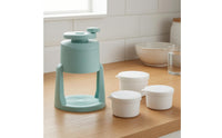 Compact Hand Crank Ice Shaver Tabletop Kitchen Tool for Home