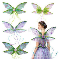Cicada Wing Rattan Wings Fairy Costume Party Prop for Cosplay