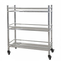 Multi-Tier Design Tiered Rolling Plant Shelf Movable with casters floral Rack Modern home decor Furnishing Thickened Frame for Apartment Dwellers, Gardeners, homeowners, Balcony, Living Room, Sunroom, Bedroom