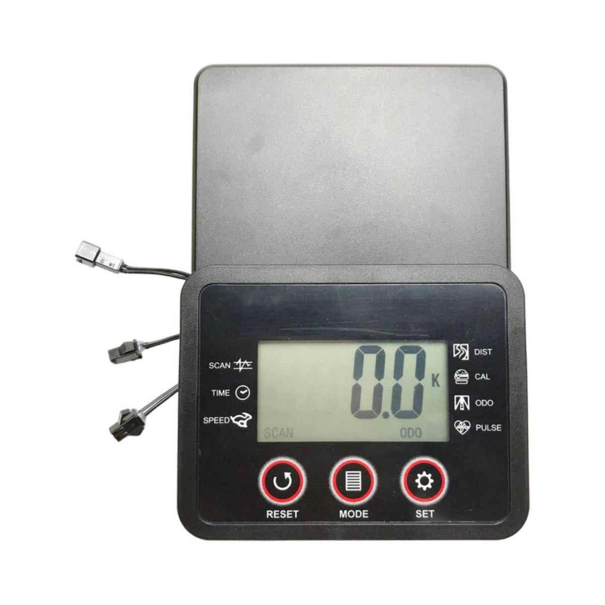 Battery-Powered Fitness Bike Instrument Display Easy to Install Exercise Bike Monitor Automatic Scan Monitor with Heart Rate Sensor Allall-Inclusive for Indoor Training