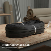 Heavy-Duty Continuous Coil Zipper Long-Lasting Zipper by the Yard Firmly Interlocked Teeth Sewing Supply Easy to Install for Outdoor Gear Makers, DIY Enthusiasts, Tent Production, Agriculture, Luggage Making, Upholstery