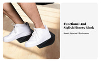 2 Pieces EVA Foam Wedge Portable Squat Wedge Block Lightweight Heel Lift Ramp for Weightlifters, Athletes, Home Gym