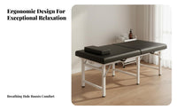 High-Density Foam Portable Massage Table Wear-Resistant PU Leather Foldable Couch Lightweight Folding Therapeutic Bed Quick Setup for Estheticians, Mobile Therapists, Chiropractors, Medical Facility