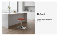 Adjustable Pedestal Stool Modern Design Bar Seat Backless Design for Cafe Owners