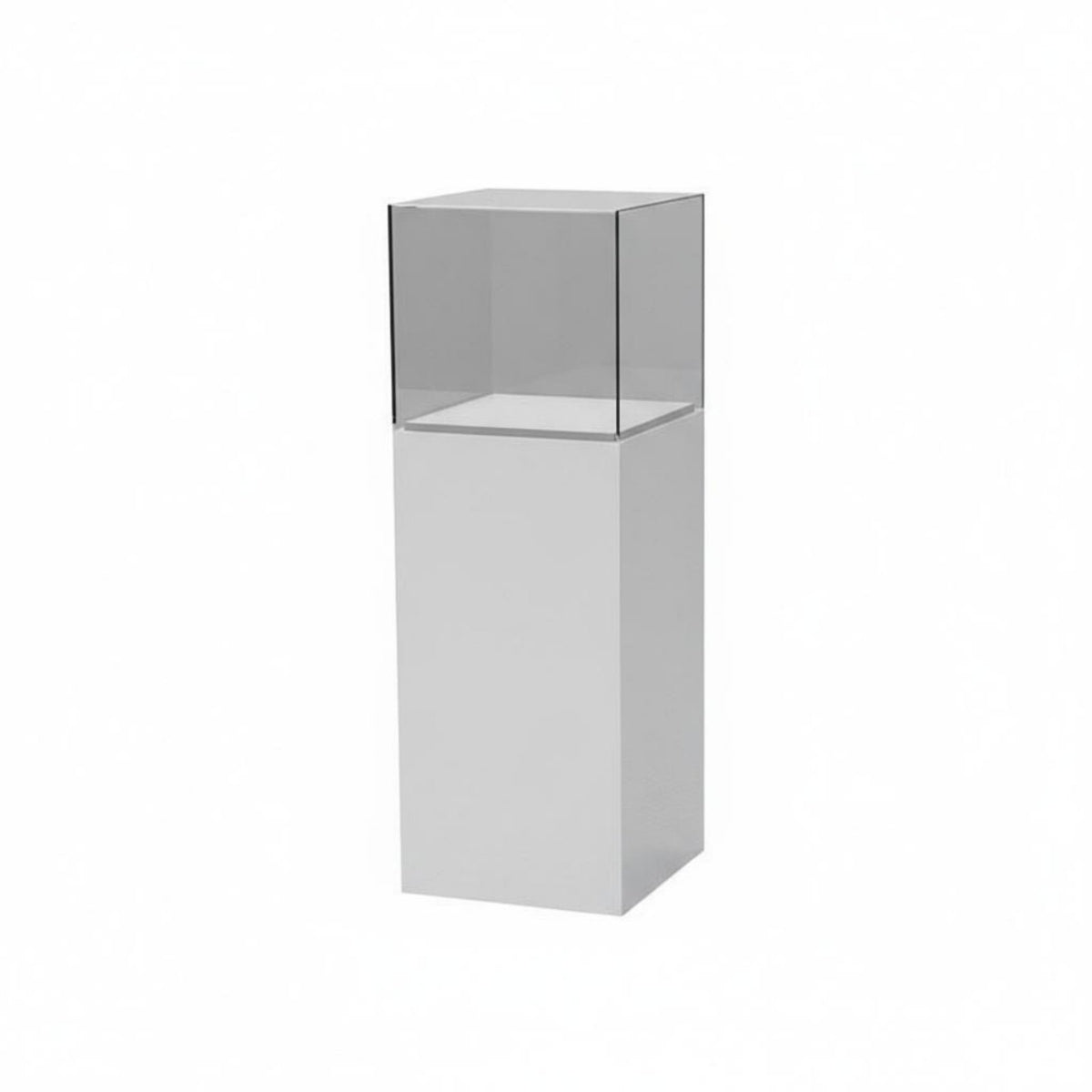 Dustproof Acrylic Cover Display Pedestal Varnish Ed Finish Pedestal Display Case Non-Yellowing Jewelry Showcase Stand Clear View for Gallery Owners, Exhibitors, Collectors, Retail Shop, Home
