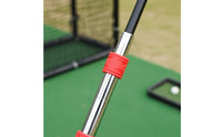 Anti-Slip Grip Telescopic Practice Stick Portable Golf Swing Practice Aid Audible Golf Practice Aid for Golfers, Beginners, Driving Range, Home, Office