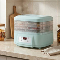 Push-Button Controls Stacked Tray Dehydrator Adjustable Temperature Digital Food Dehydrator Timer Control Electric Food Dryer