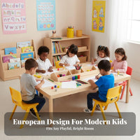 Kids Craft Table and Chair Set Child Design children's Play Table with Chairs Writable Surface Young Child Craft Desk for Young Children, Classroom