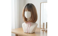 Heat Resistant Synthetic Hairpiece Breathable Cap Heat-Resistant Hairpiece Adjustable Straps Hairpiece