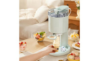 Soft Serve Ice Cream Machine with Dispenser 1000ml Ice Cream Maker Swirled Appliance Automatic for Families
