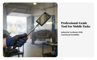 Telescopic Inspection Mirror Portable Telescoping Inspection Mirror Clear Distortion-Unobstructed View Non-Slip Ergonomic Grip